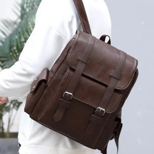 Aventra™ Leather Backpack
